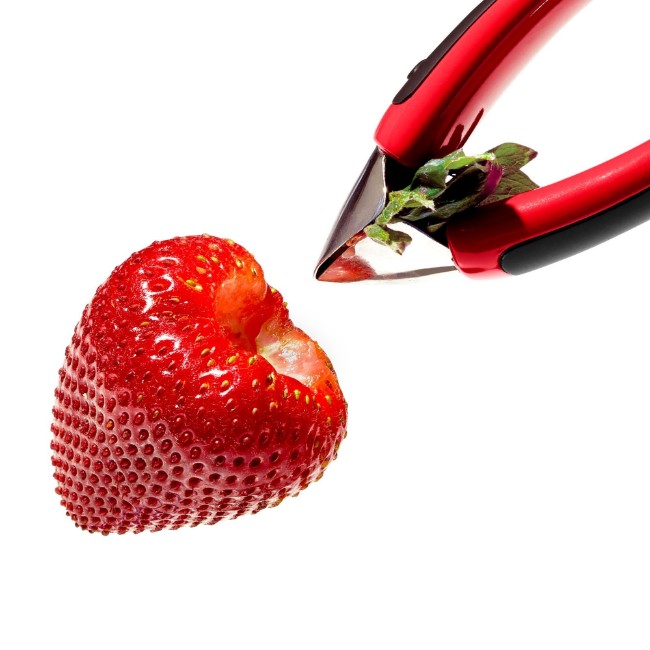 Клещи за люспи за ягоди, неръждаема стомана - OXO