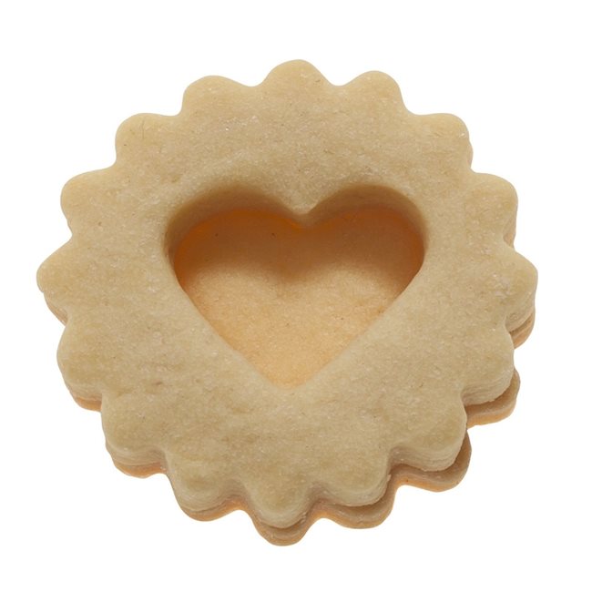 Фреза за бисквити Linzer във формата на сърце, 5 см - Westmark 