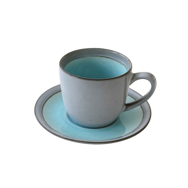 240 мл чаена чаша с чинийка, гама "Origin", синя - Nuova R2S