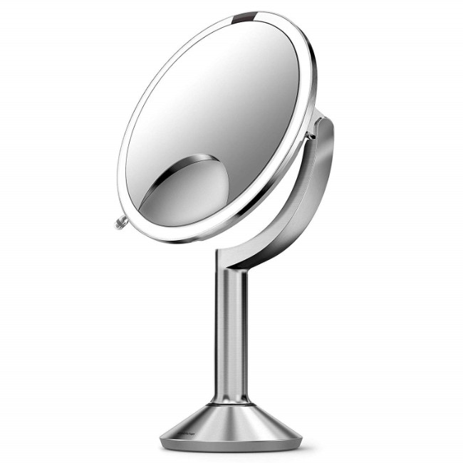 Огледало за грим със сензор, 23 см - марка "simplehuman".