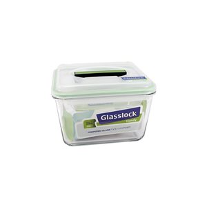 Гювеч с дръжка, гама "Handy", 2500 мл, от стъкло - Glasslock