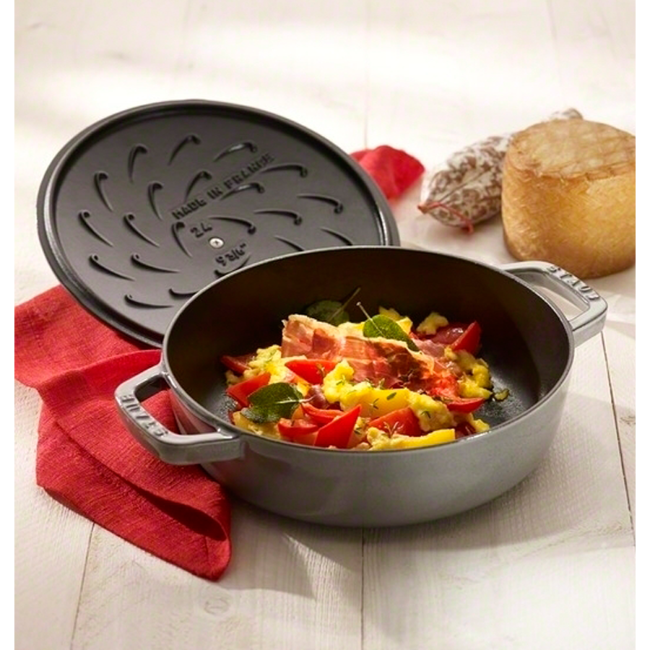 Съд за готвене Chistera 28 см, Graphite Grey - Staub