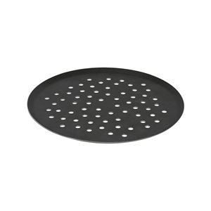 Перфорирана кръгла тава, 32 см, алуминий, CHOC - марка "de Buyer".
