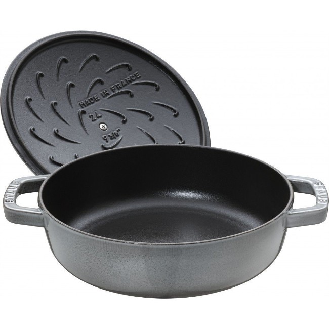 Съд за готвене Chistera 28 см, Graphite Grey - Staub