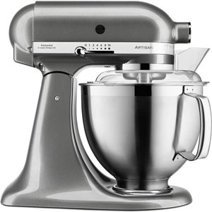 Миксер Artisan 4.8L, Модел 185, цвят “Medalion Silver” - KitchenAid