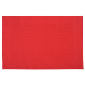 Подложка за маса "Rahmen", 42 х 32 см, винил, червен - Saleen