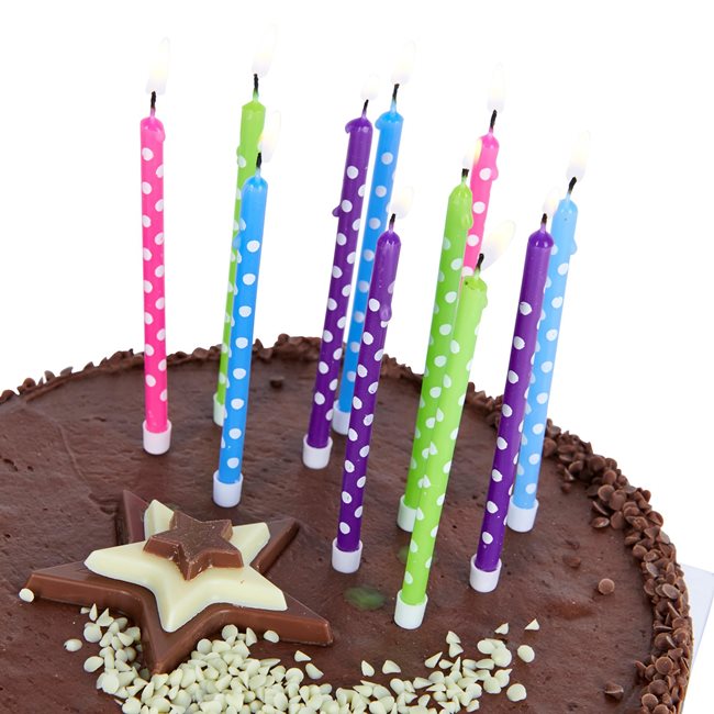 Комплект от 24 свещи за рожден ден - от Kitchen Craft