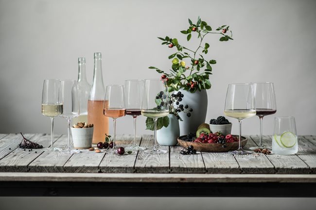 Комплект чаши за вино от 2 части, от кристално стъкло, 535 ml, "Vivid Senses" - Schott Zwiesel