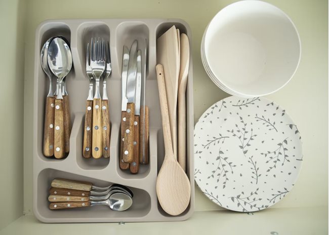Комплект 4 чинии, изработени от рециклирана пластмаса, 25,5 см, “Natural Elements” – Kitchen Craft