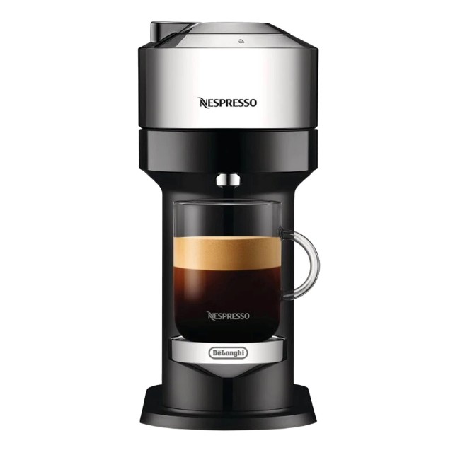 1500 W еспресо машина, "VertuoNext Deluxe", Chrome - Nespresso