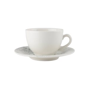 Чаша за чай с чинийка, порцелан, 280мл, "Ethos Smoky" - Порланд