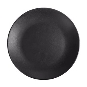 Порцеланова чиния, 28 см, "Сезони", черно - Porland