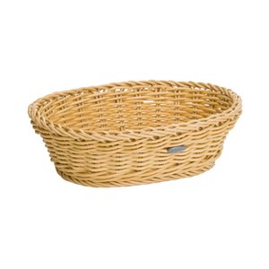 Овална кошница за хляб, 25,5 х 19 см, светло бежово - Saleen