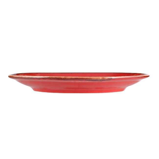 Порцеланова чиния, 30 см, "Сезони", червено - Порланд