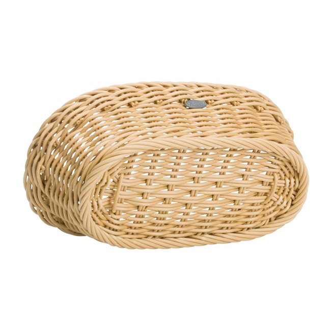 Овална кошница за хляб, 28 х 16 см, светло бежово - Saleen