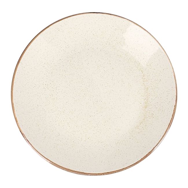Порцеланова чиния, 30 см, "Alumilite Seasons", бежово - Порланд