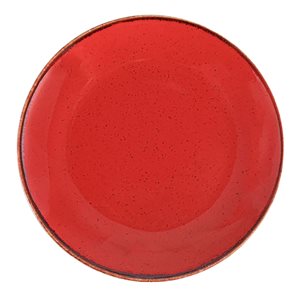 Порцеланова чиния, 30 см, "Сезони", червено - Порланд