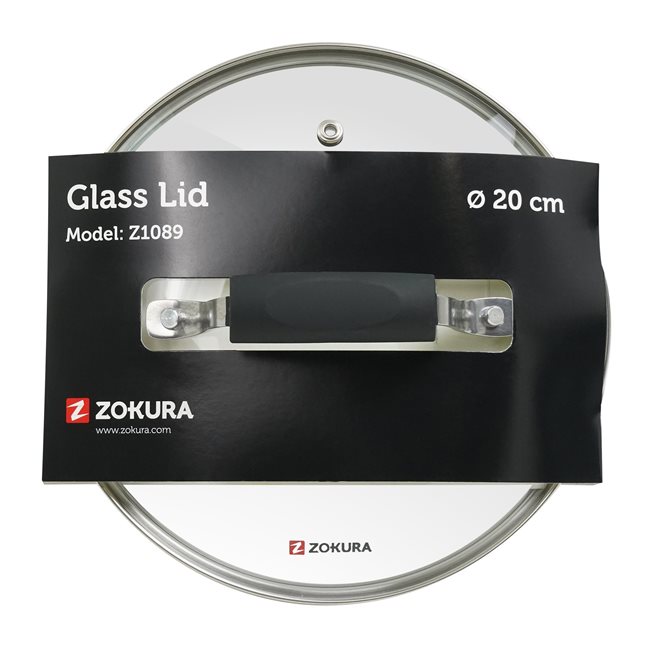 Капак, стъклен, 20 см - Zokura