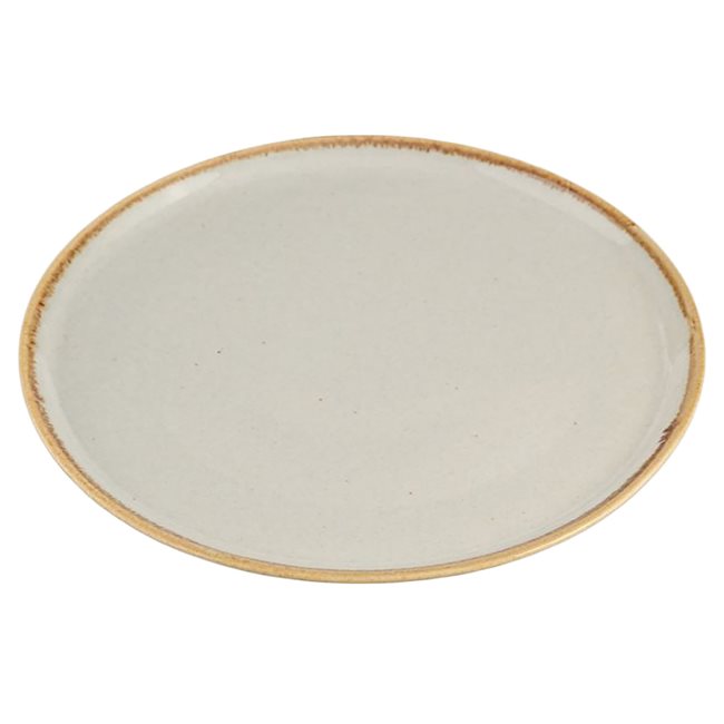Порцеланова чиния, 32 см, "Seasons", сиво - Porland