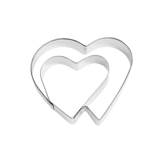 Форма за сладки, 6.5см, "Double heart" - Westmark