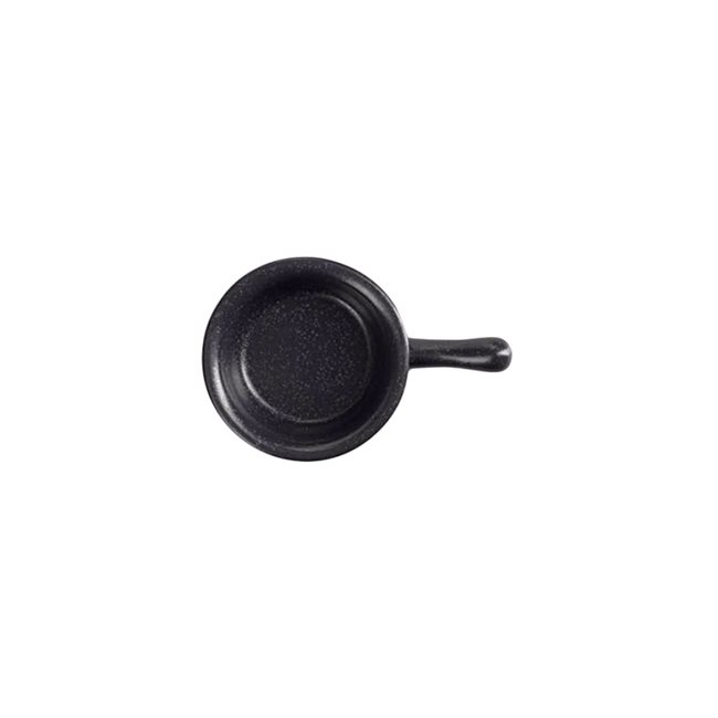 Мини купа с дръжка, порцелан, 9,5 см, черна, "Seasons" - Porland