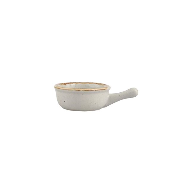 Мини-купа с дръжка, порцелан, 9,5 см, сива, "Seasons" - Porland