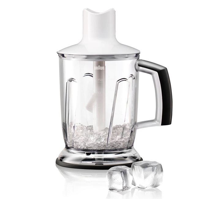 Чопър за ръчен пасатор, MQ 40, 1.25л, бял - Braun