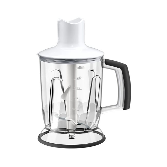 Чопър за ръчен пасатор, MQ 40, 1.25л, бял - Braun