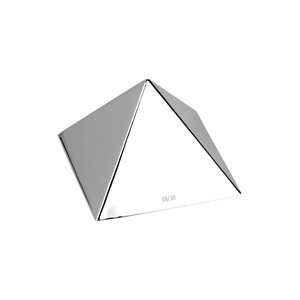Форма за тесто пирамида, 12 х 8 см, неръждаема стомана - марка ""de Buyer"