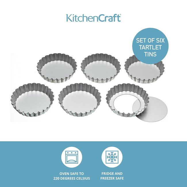 Комплект от 6 формички за торти - от Kitchen Craft