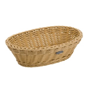 Овална кошница за хляб, полипропилен, 23,5 x 16 см, светло бежово - Saleen