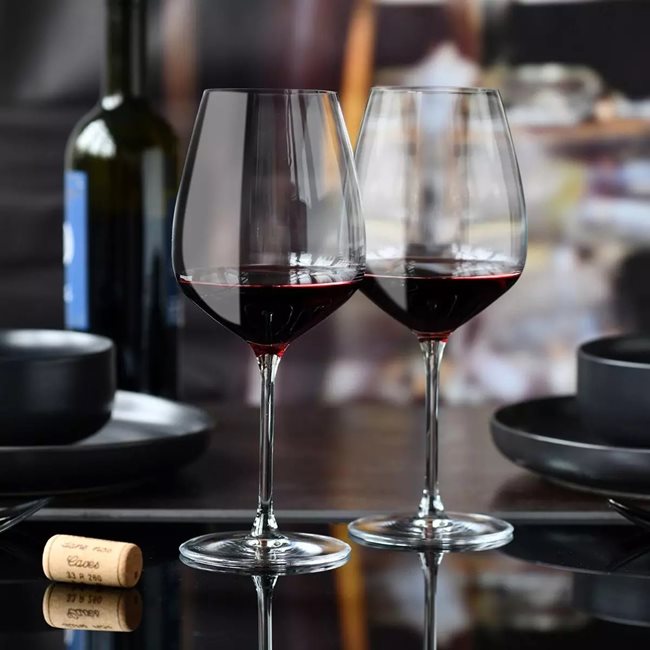 Комплект от 2 чаши за вино от кристално стъкло, 580мл, "DUET" - Krosno