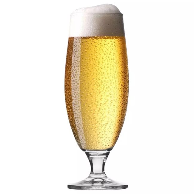 Комплект чаши за бира от 6 части, кристално стъкло, 500мл, "Elite" - Krosno