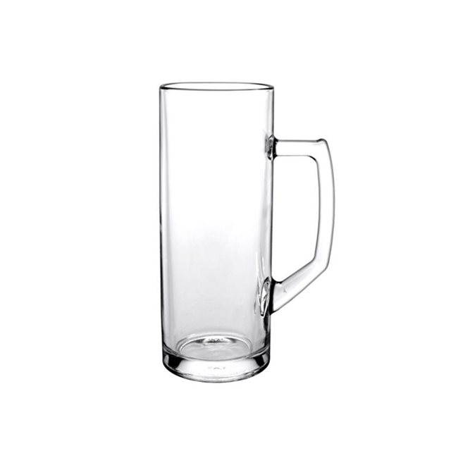 Комплект чаши за бира от 6 части, стъклени, 630мл, "Reno" - Borgonovo