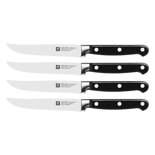 Комплект ножове за пържоли, 4 части, неръждаема стомана, <<Professional S>> - Zwilling