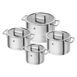 Комплект тенджери от неръждаема стомана, 8 части, "Vitality" - Zwilling
