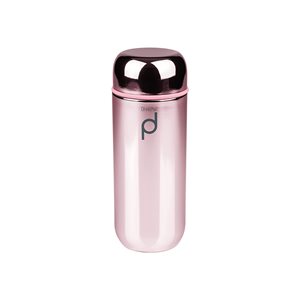 Термоизолирана бутилка, неръждаема стомана, 200 мл, "DrinkPod", розов металик - Grunwerg