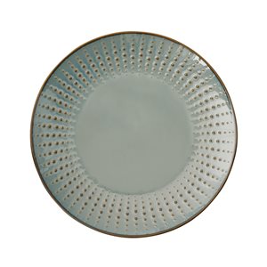 Плоска чиния, порцелан, 26см, "Drops Celadon" - Nuova R2S