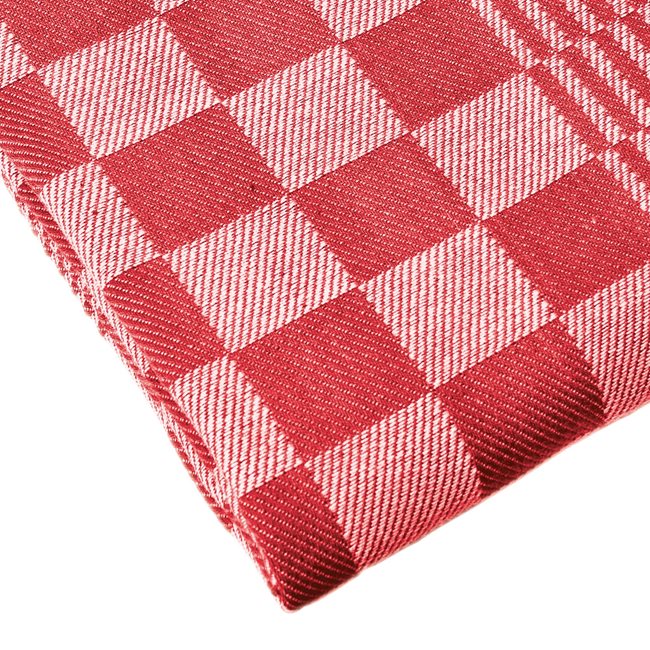 Комплект 6 кухненски кърпи, 65 × 65 см, "Mineur", Red - Tiseco