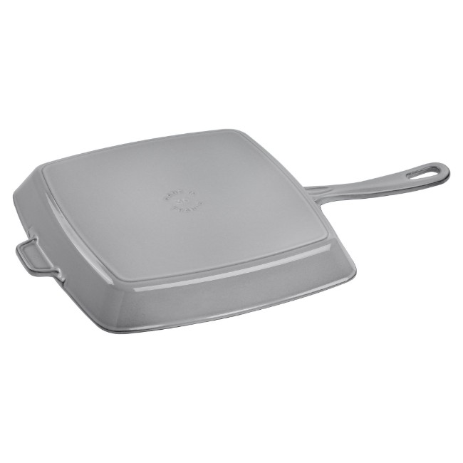 Квадратна грил тиган 30 см, Graphite Grey - Staub