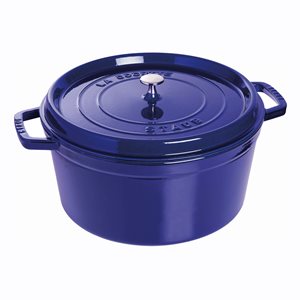 Кокотен съд за готвене 30 см/8,35 л, цвят "Dark Blue - Staub