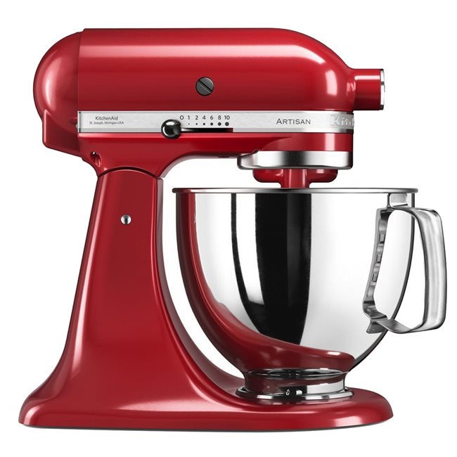 Планетарен миксер  Artisan, 4.8 л, Модел 125, Empire Red - KitchenAid