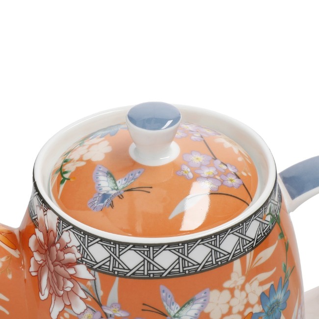 Чайник с инфузер, порцелан, 1L, Coral - London Pottery