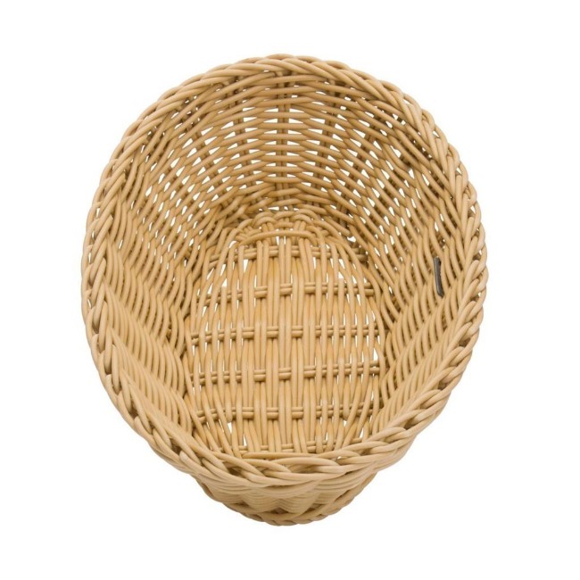 Овална кошница за хляб, полипропилен, 23,5 x 16 см, светло бежово - Saleen