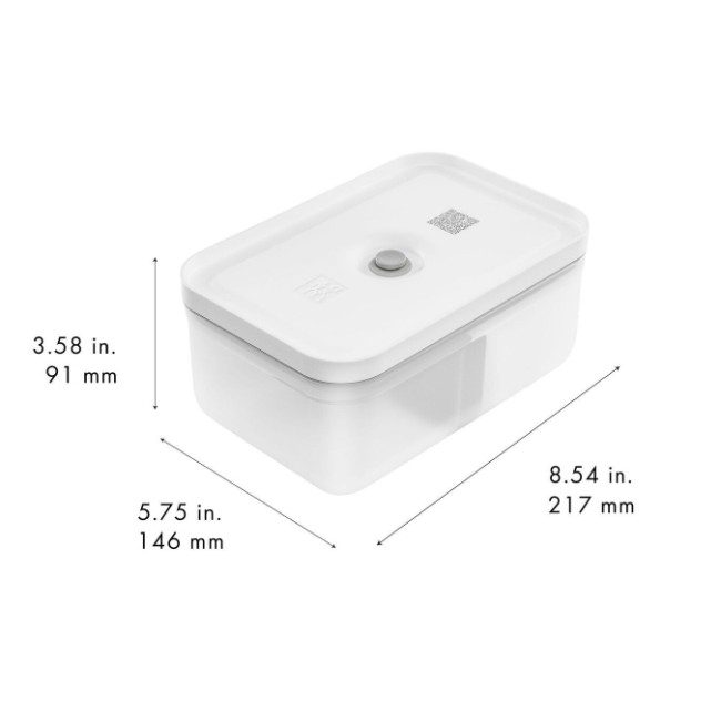 Кутия за обяд, пластмасова, 1.6L, "FRESH & SAVE", полупрозрачна - Zwilling