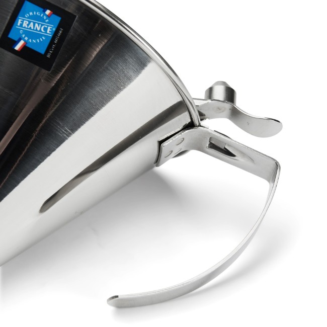 KWIK PRO автоматична бутална фуния за дозиране на тесто, със стойка, 1,5 L - марка "de Buyer"