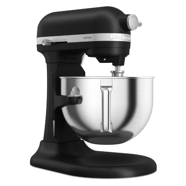 Стоящ миксер с повдигаща купа, 5,6 л, Artisan, модел 60, Matte Black - KitchenAid