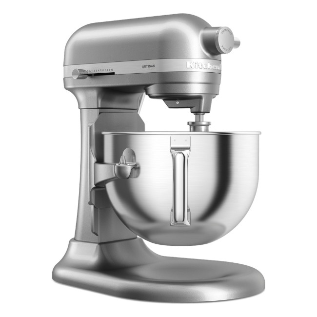 Стоящ миксер с повдигаща купа, 5,6 л, Artisan, модел 60, Contour Silver - KitchenAid