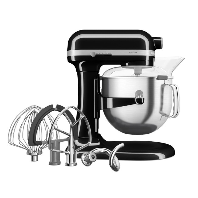 Стоящ миксер с повдигаща купа, 6,6 л, модел 70, Artisan, Onyx Black - KitchenAid