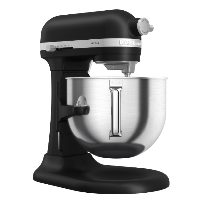 Стоящ миксер с повдигаща купа, 6,6 л, модел 70, Artisan, Matte Black - KitchenAid